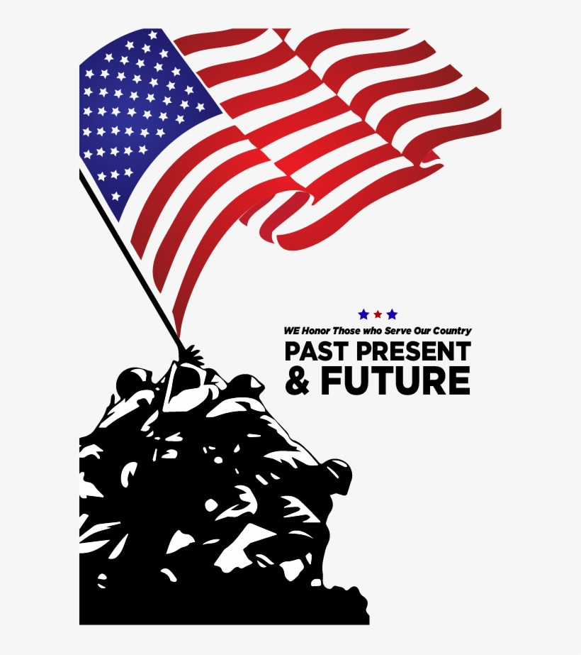 Memorial Day Focused Designs - Iwo Jima Silhouette Png, transparent png download