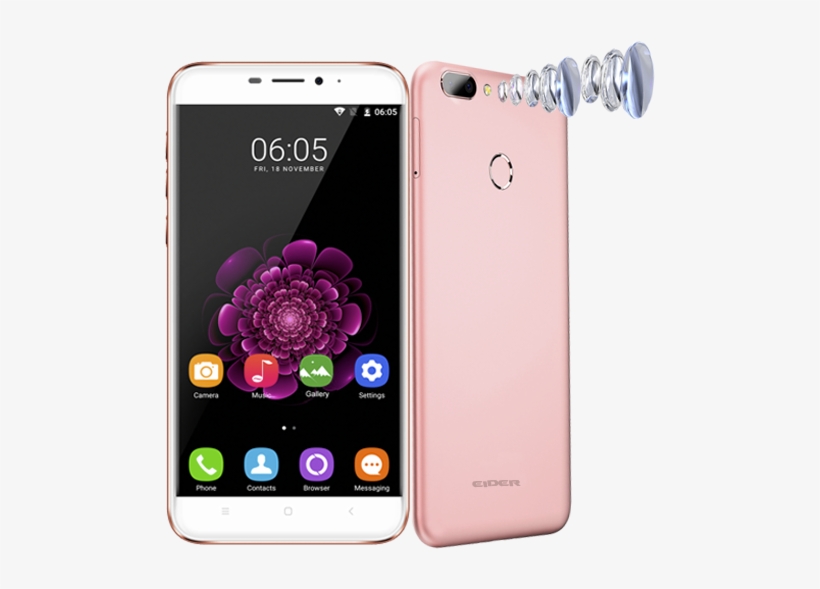 Andriod-cell - Oukitel U20 Plus Pink, transparent png download