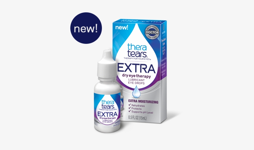 Theratears Dry Eye Therapy Lubricant Eye Drops - Thera Tears Eye Lubricant Drops - 32 Containers, 0.65, transparent png download