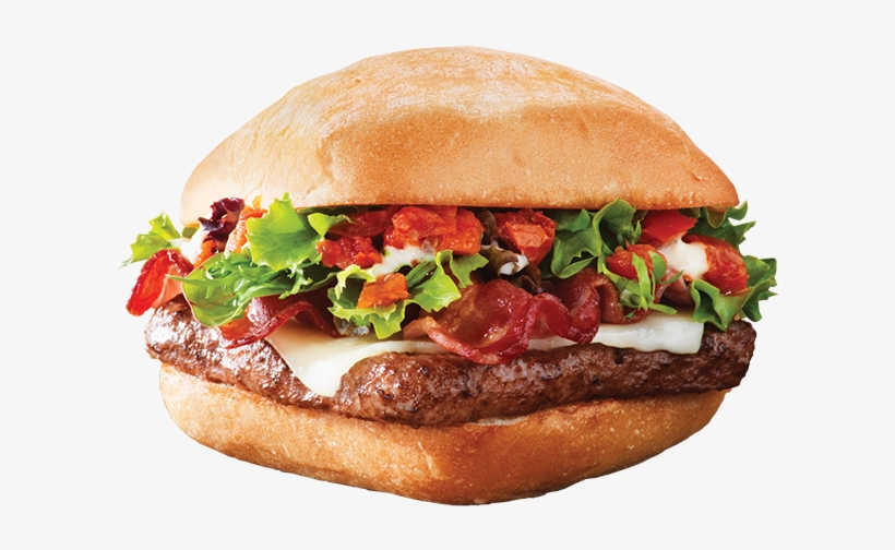 Fast Food Feature Wendy S Ciabatta Snippet - Wendy's Ciabatta Bacon Cheeseburger, transparent png download
