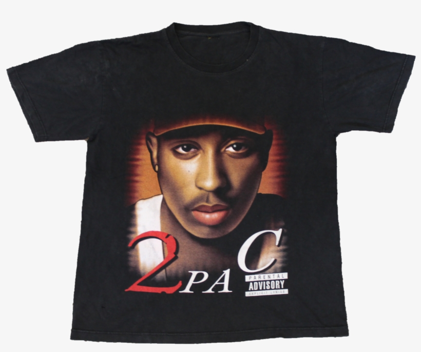 2pac 1990's 'parental Advisory' Large - Design, transparent png download