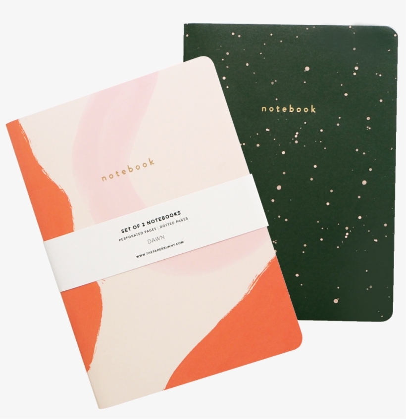 Dawn Notebooks - Set Of 2 Notebooks, transparent png download
