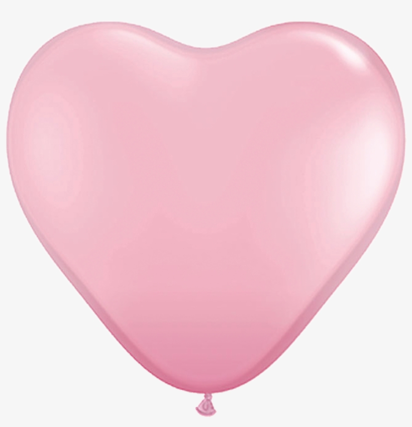 Extra Large Heart Shaped Latex Balloon - Baloes De Coração Rosa, transparent png download