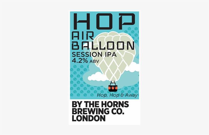 04 By The Horns Hop Air Ballon - Poster, transparent png download