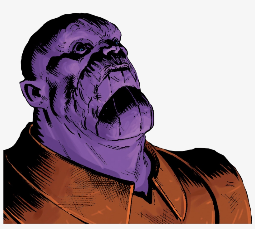 View Samegoogleiqdbsaucenao Thanos Has Seen Some Shit - Thanos Feeds Captain America To Hulk, transparent png download