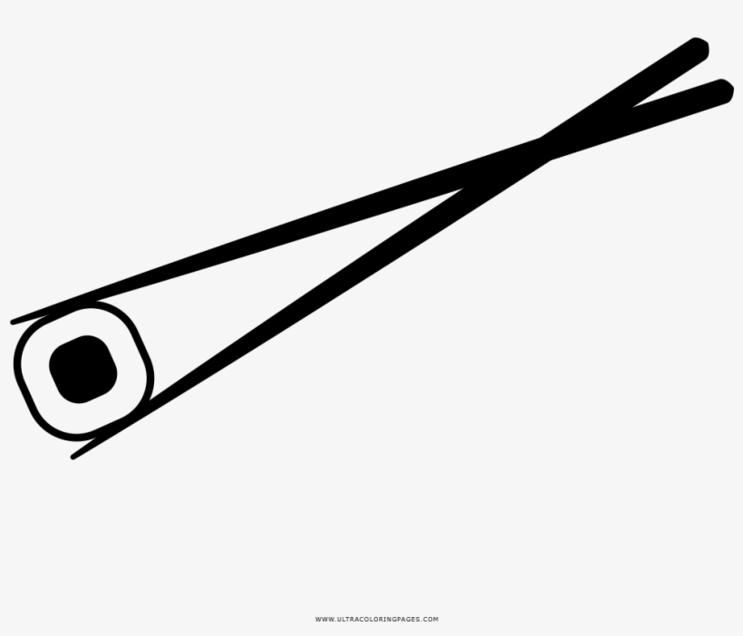 Sushi Coloring Page - Rubber Stamping, transparent png download