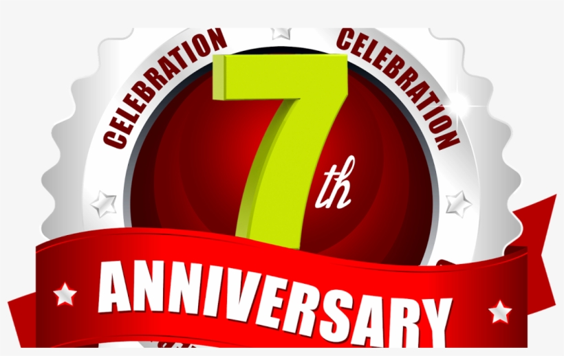 Celebrating 7th Year Anniversary Logo Design In Png - 3rd Anniversary Logo Png, transparent png download