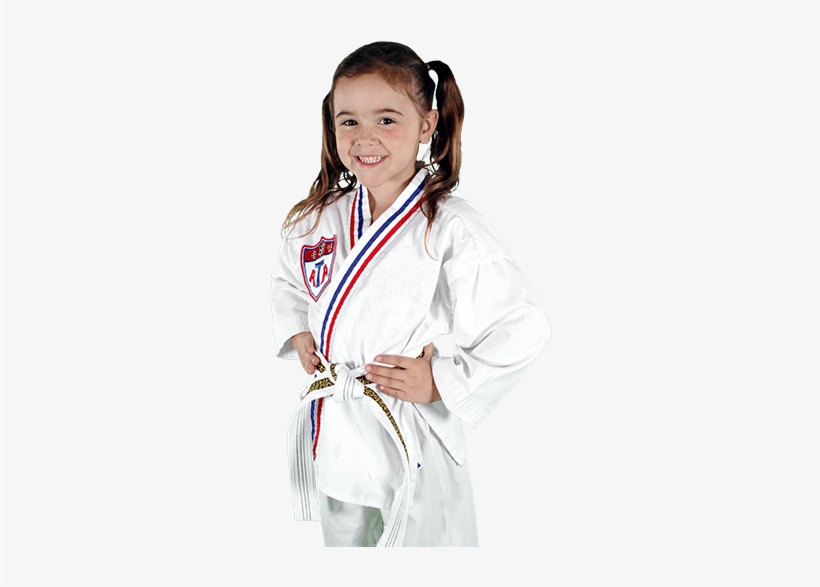 Kids Karate Taekwondo Fitness Martial Arts - Girl, transparent png download