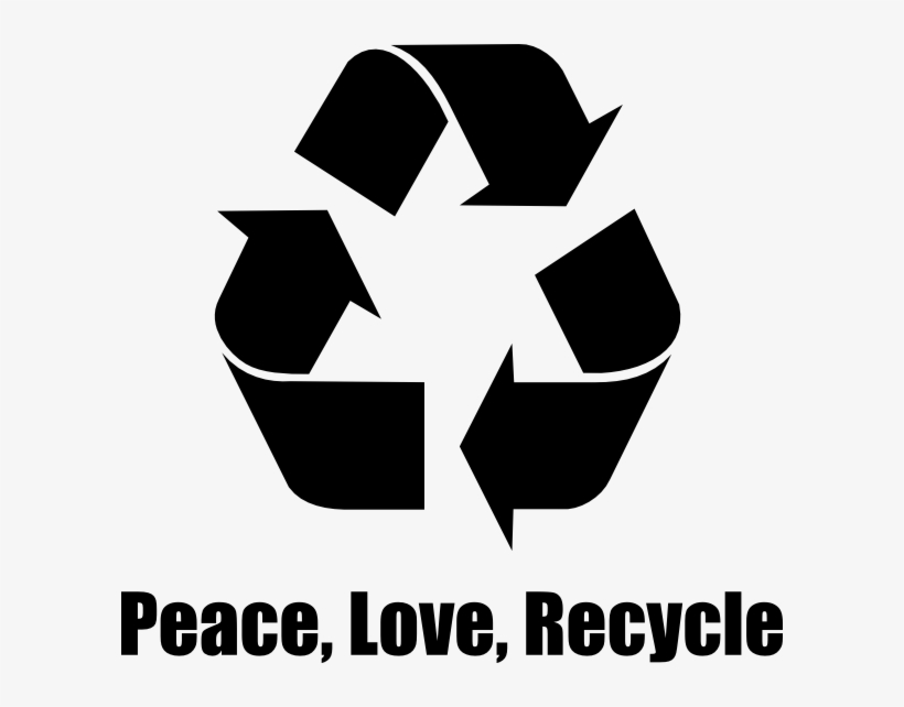 Original Png Clip Art File Peace, Love, Recycle Svg, transparent png download
