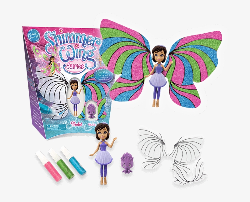Violet Pack - Hobbycraft Assorted Shimmer Wing Fairy, transparent png download