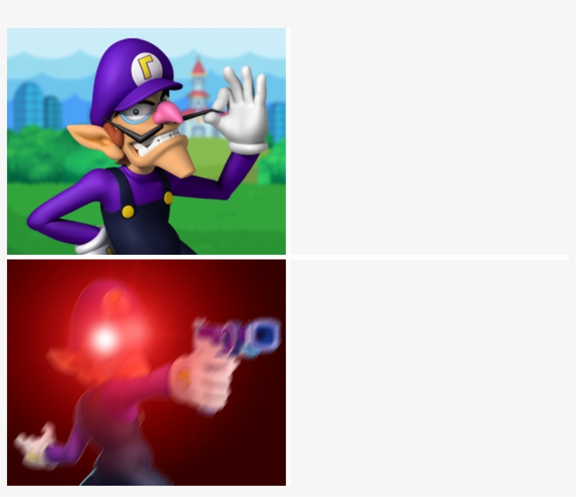 Copy Discord Cmd - Waluigi, transparent png download