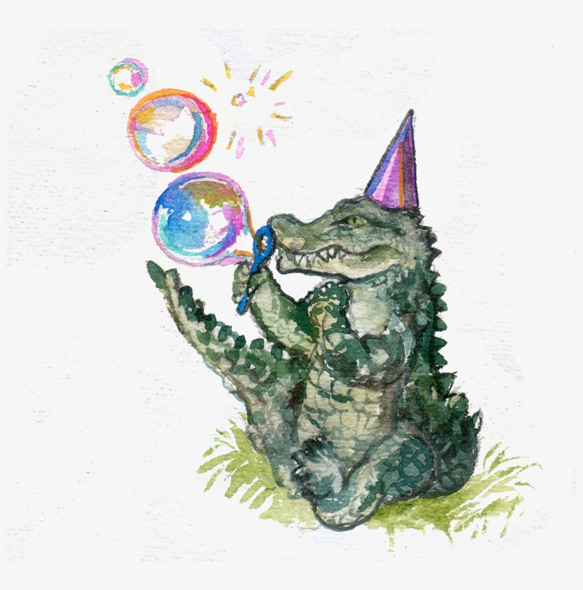 Bubbles-croc - Crocodile, transparent png download