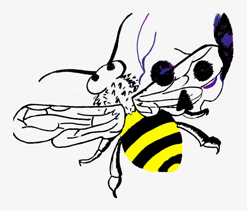 A Conversation With The Grim Reaper And A Bee - Death, transparent png download