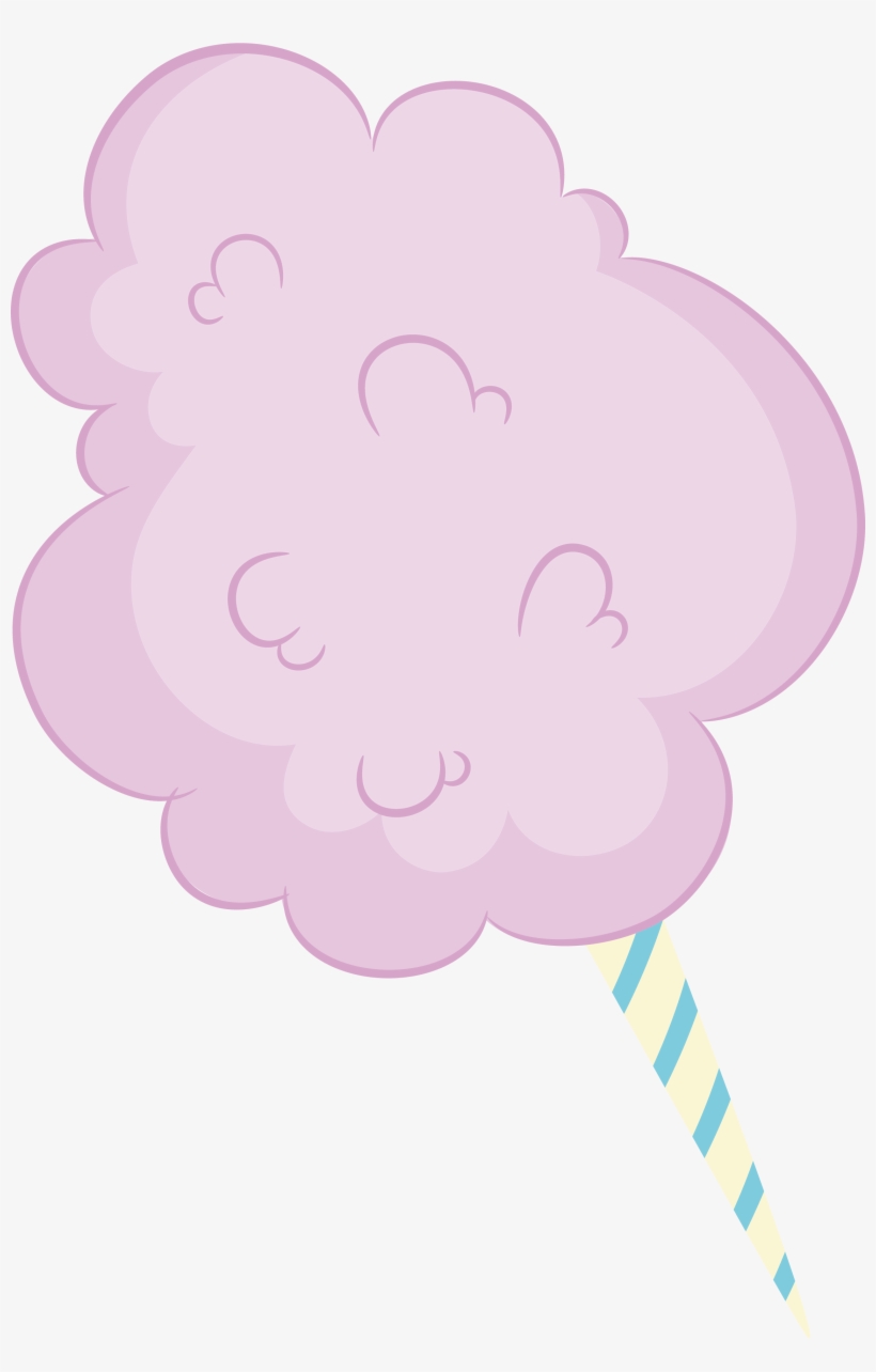 Cotton Candy Purple Clip Art - Purple, transparent png download