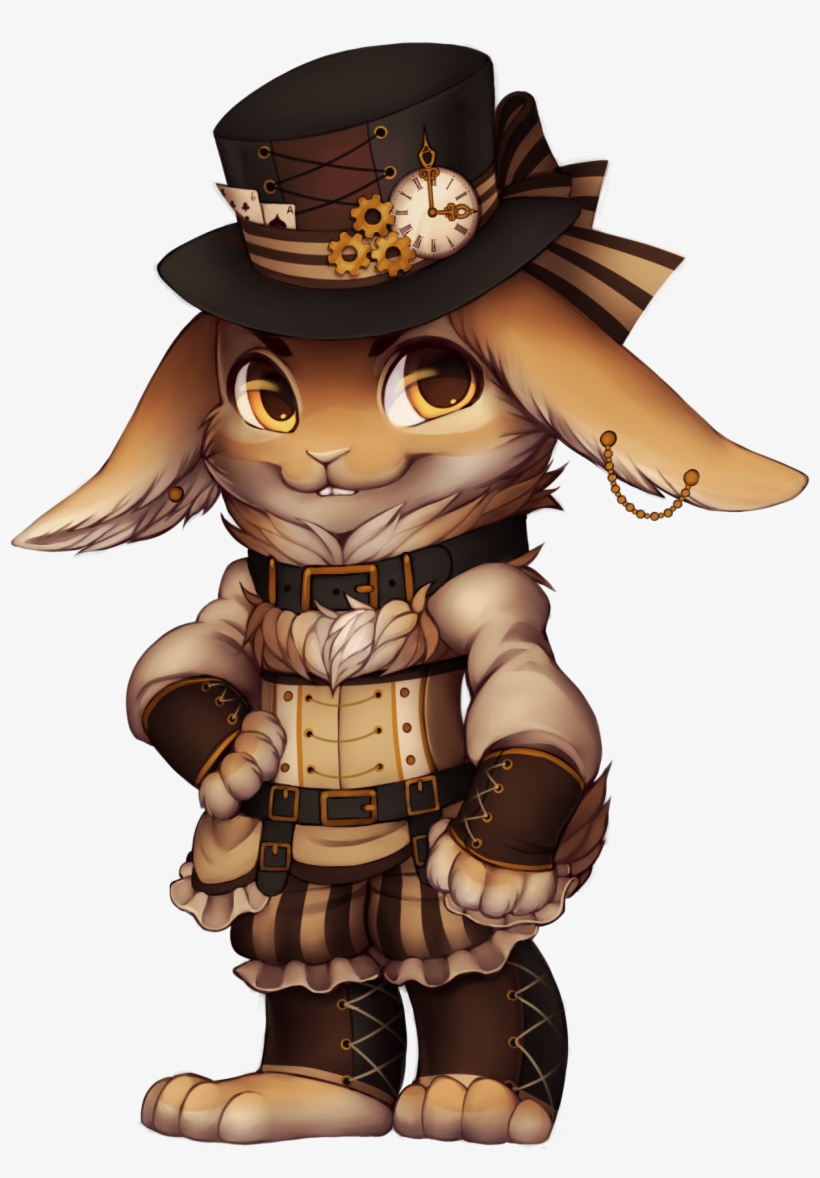 Steampunk Rabbit - Steampunk Furry, transparent png download