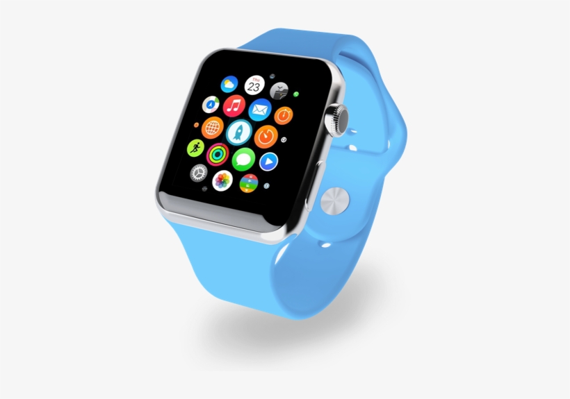 Build The Most Realistic Apple Watch Prototypes - Apple Watch Blue Transparent, transparent png download