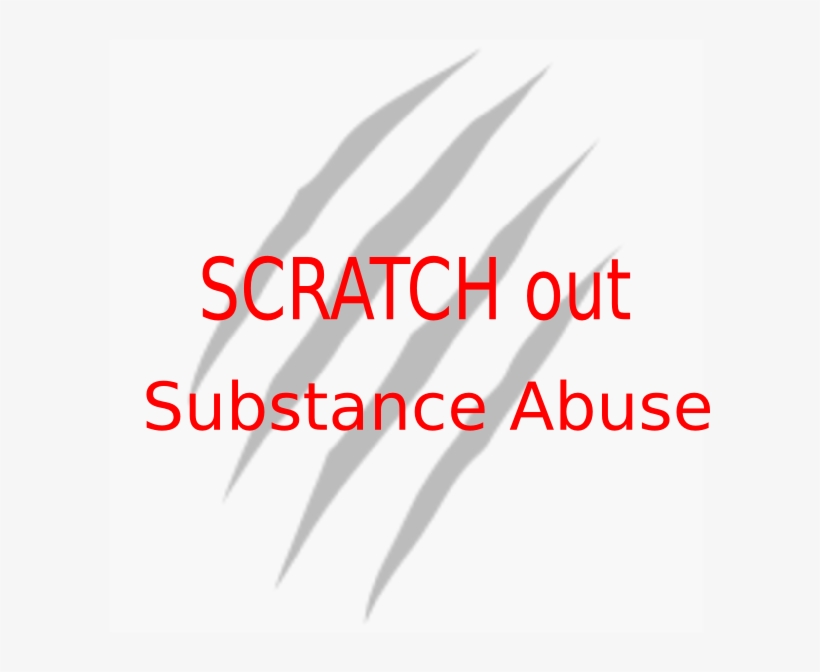 How To Set Use Scratch Out Substance Abuse Logo2 Clipart, transparent png download