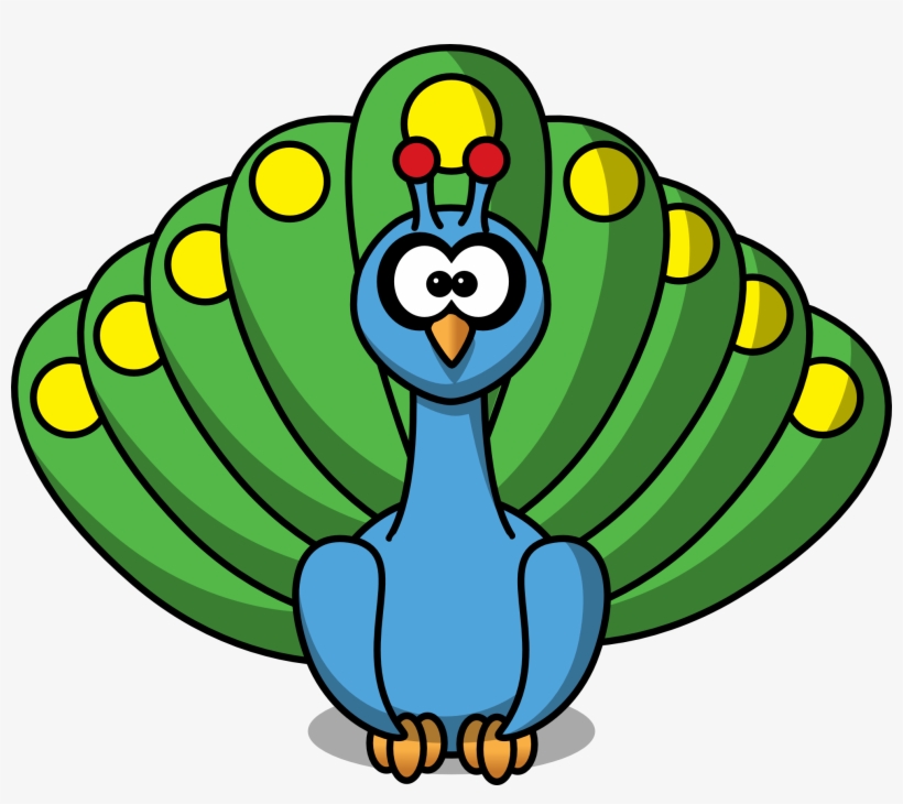 Free Peacock Clipart - Clipart Peacock, transparent png download