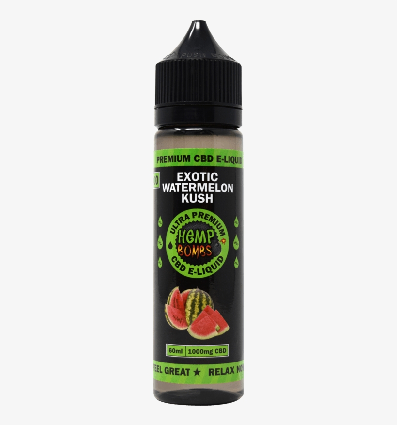 1000mg Cbd E-liquid Exotic Watermelon Kush - E Juice Sandia, transparent png download
