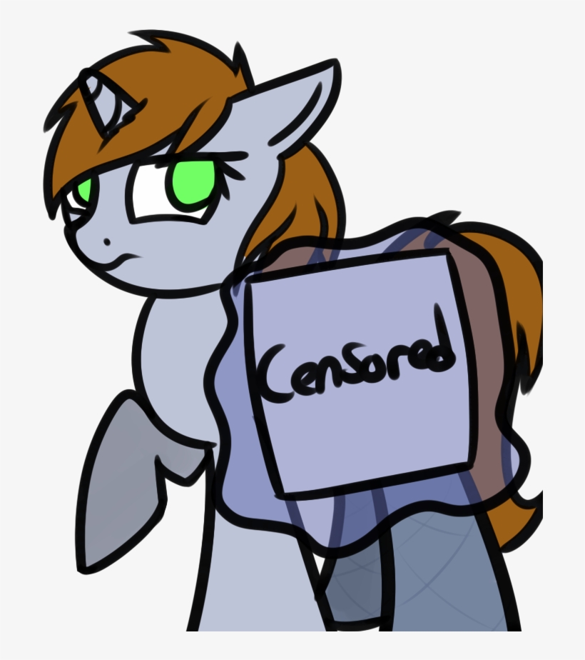 Neuro, Censored, Clothes, Cute, Embarrassed, Fallout - Cartoon, transparent png download