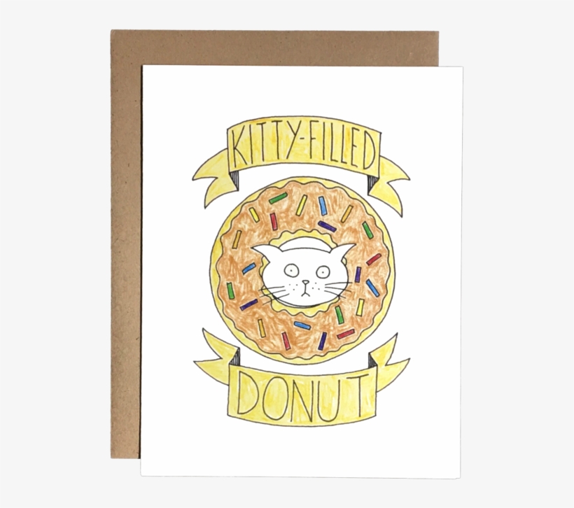 Kitty Filled Donut, transparent png download