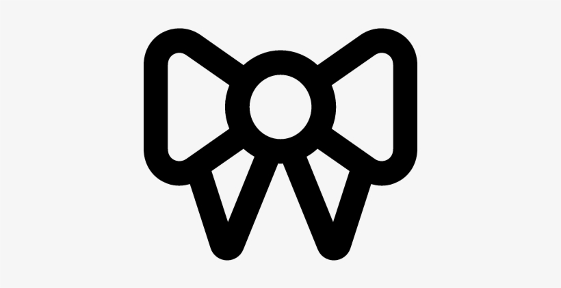 Christmas Ribbon Vector - Bow Icon Png, transparent png download