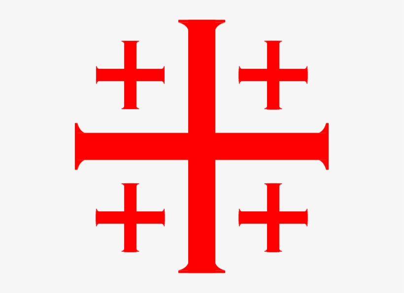Jerusalem Cross - Jerusalem Cross Png, transparent png download
