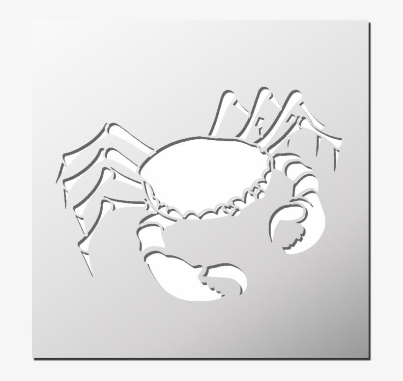 Pochoir Signe Astrologique Cancer - Pochoir Chaussette De Noel, transparent png download