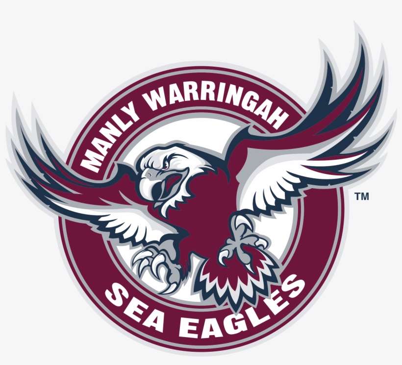 Original File - Manly Sea Eagles Logo, transparent png download
