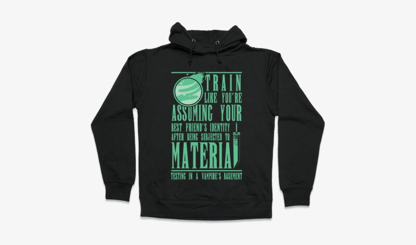 Train Like Cloud Hooded Sweatshirt - Frida Khalo (i Paint Flowers So They Won't Die) Hoodie:, transparent png download