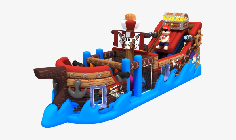 Giant Inflatable Combo Pirate Ship For Sale - Sales, transparent png download