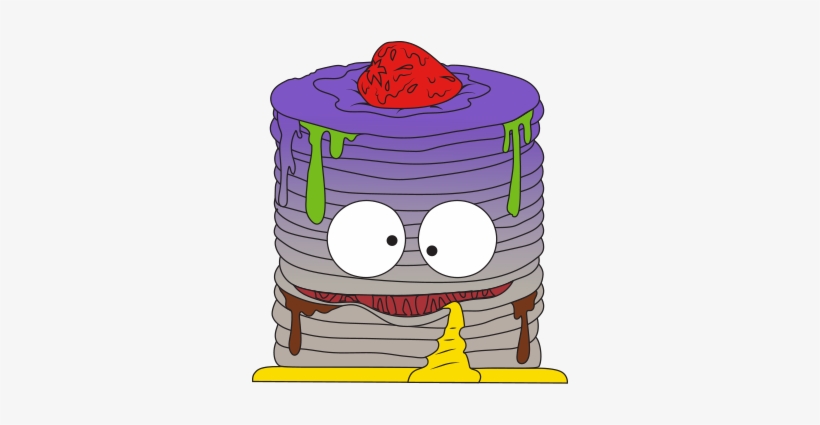 Putrid Pancakes Purple - Cartoon, transparent png download