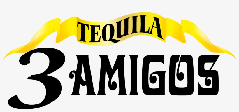 Cropped 3at Logo - 3 Amigos Tequila Logo, transparent png download
