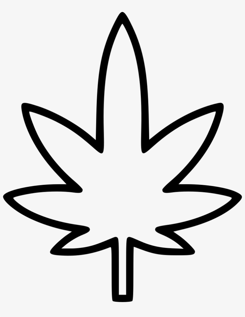 Marijuana Comments - Line Art, transparent png download