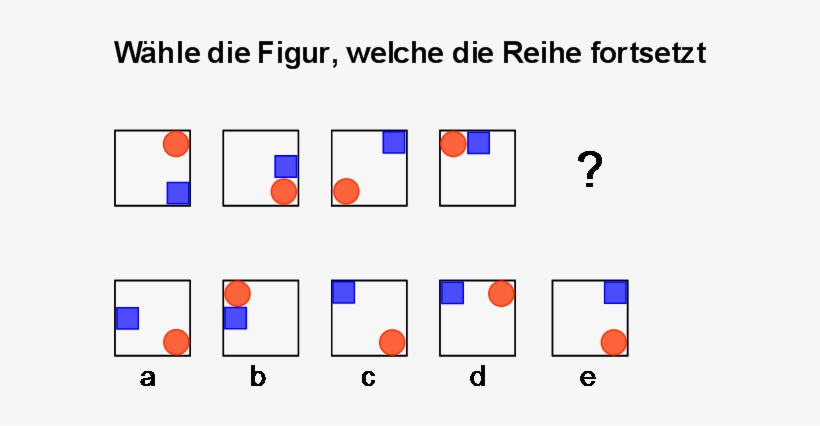 Figuralrelation German - Kognitiver Test, transparent png download