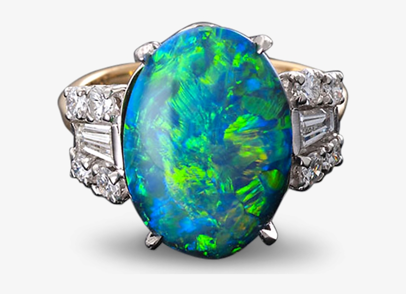 Opal - Engagement Ring, transparent png download