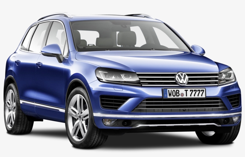 Blue Volkswagen Touareg Car Png Image - Touareg V8 R Line, transparent png download