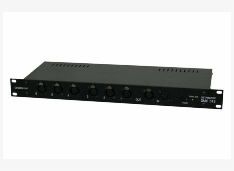6-port Splitter/booster - 1u Rack Panel, transparent png download