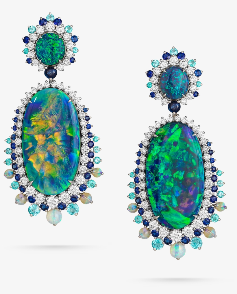 Earrings 0909473 Opal Copy - Jewellery, transparent png download