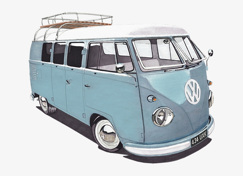 Elvis - Vw Camper Van Png, transparent png download