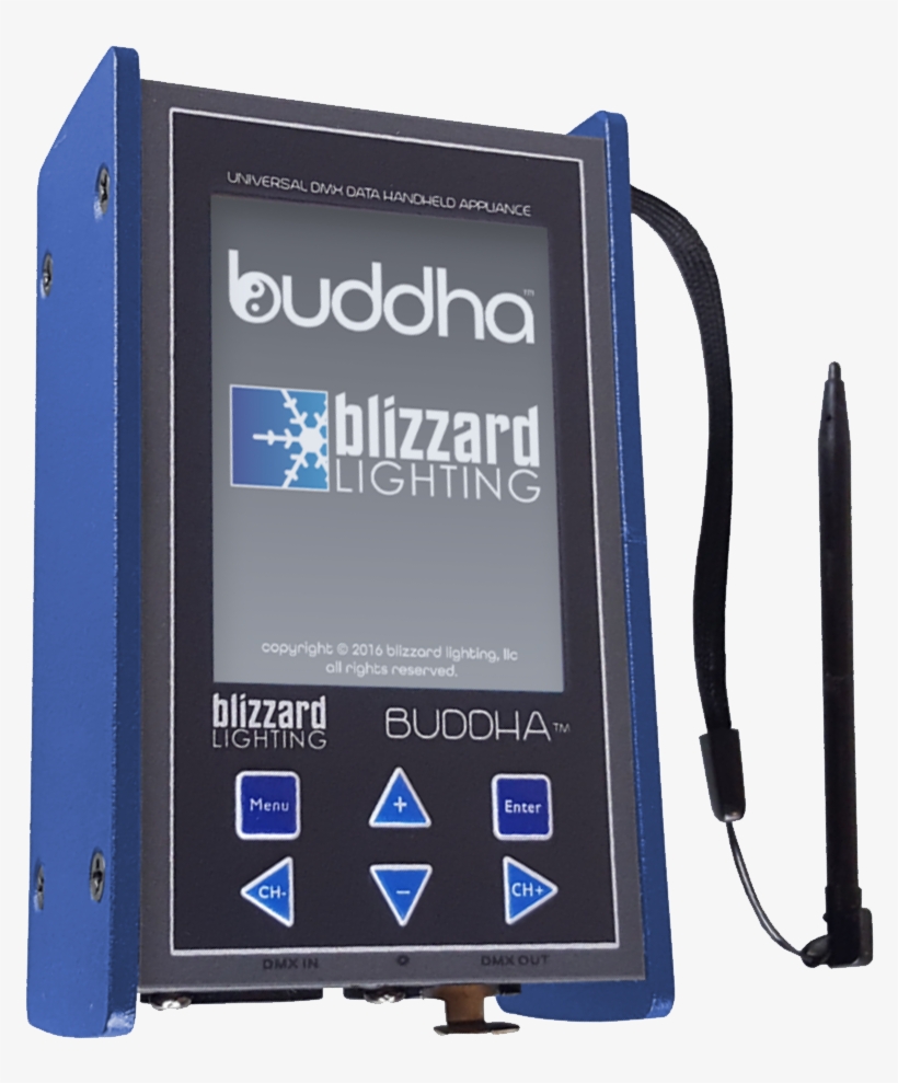 Blizzard Buddha Dmx Tester - Blizzard Lighting Buddha | Tft Touch Screen Dmx Cable, transparent png download