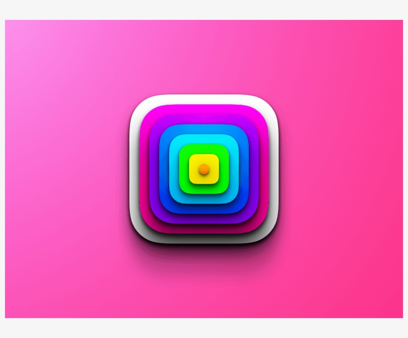 Color Tower Is Stacked By Different-size Board Of Different - Tower, transparent png download