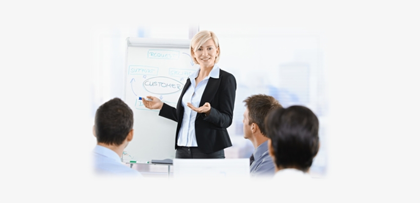 Train The Trainer - Business Woman Presenting, transparent png download