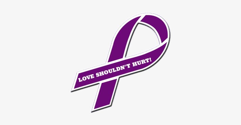 Domestic Violence Ribbon Love Shouldn T Hurt, transparent png download