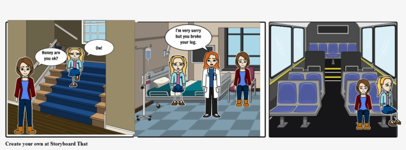 Mia Gets Hurt - Cartoon, transparent png download