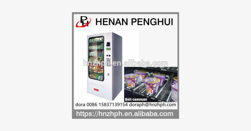 Automatic Snack Fast Frozen Food Vending Machine - Vending Machine, transparent png download