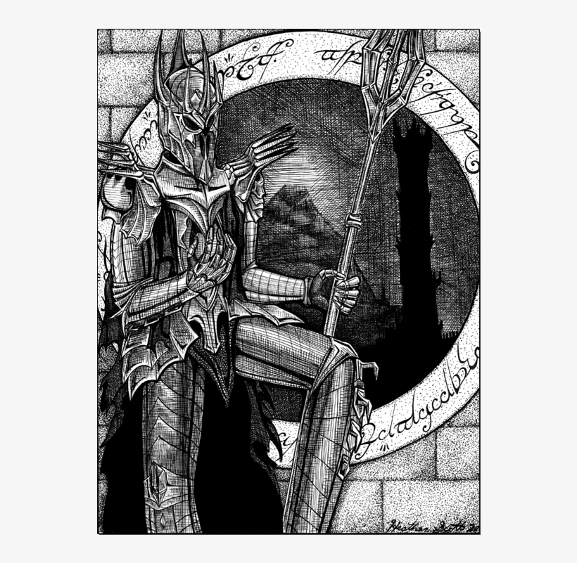 Sauron - Illustration, transparent png download