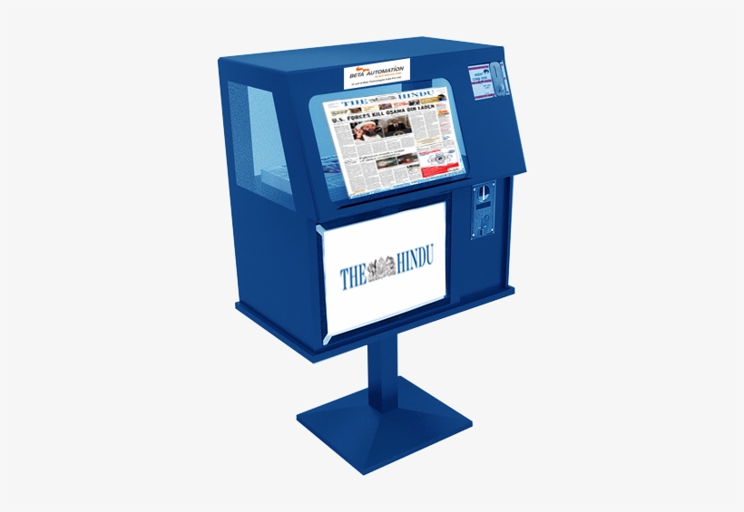 Newspaper Vending Machine - Automatic Newspaper Vending Machine, transparent png download