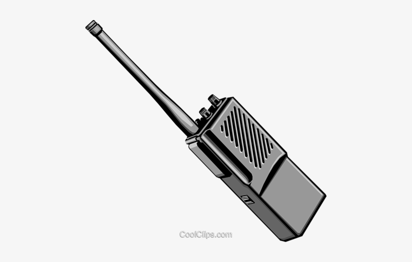Walkie-talkie Royalty Free Vector Clip Art Illustration - Two Way Radio Clip Art, transparent png download