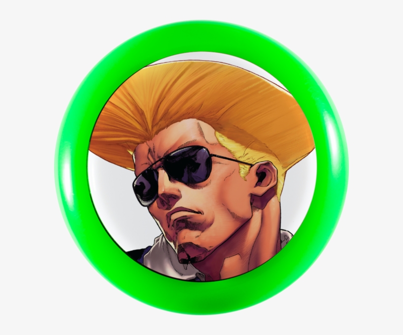 Street Fighter V X Sanwa Denshi Character Pushbutton - Illustration, transparent png download